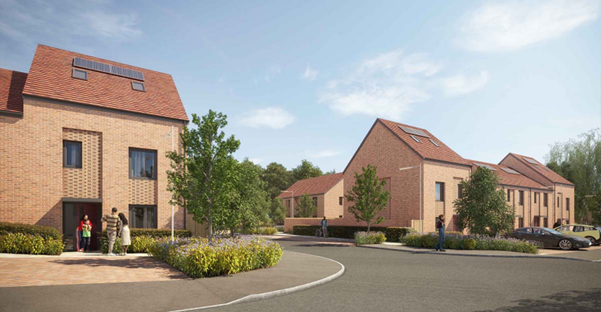 New council homes are planned for Hawke Road